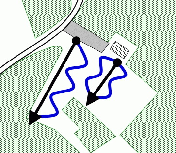 Pistenplan  im Skigebiet Ruhrquelle - ein Skigebiet in Sauerland