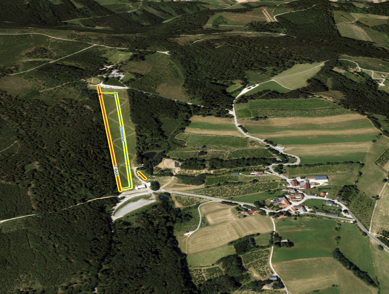 Pistenplan  im Skigebiet Maria Laach - ein Skigebiet in Niederösterreich