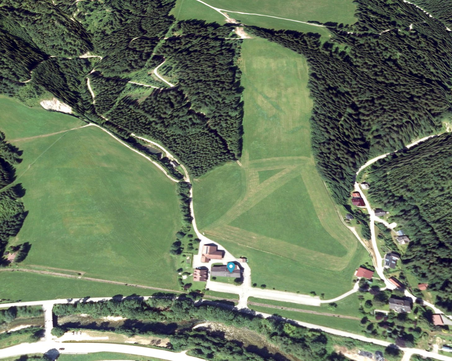 Pistenplan  im Skigebiet Lunz a. See - Helmellift - ein Skigebiet in Niederösterreich