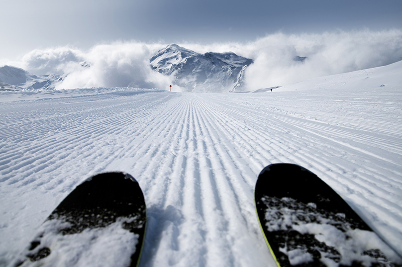 Ski Klinovec in Erzgebirge